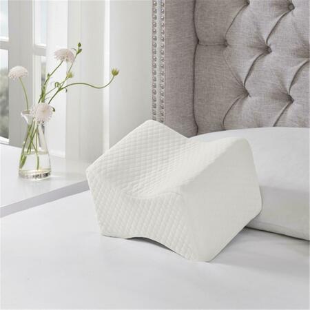 SLEEP PHILOSOPHY 11 x 8.5 x 7 in. Solid Knee Pillow - White BASI30-0531